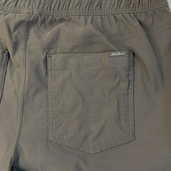 EDDIE BAUER Mens Pull On Performance Stretch Cargo Shorts - Size 2XL XXL - Gray‎ - Picture 5 of 9